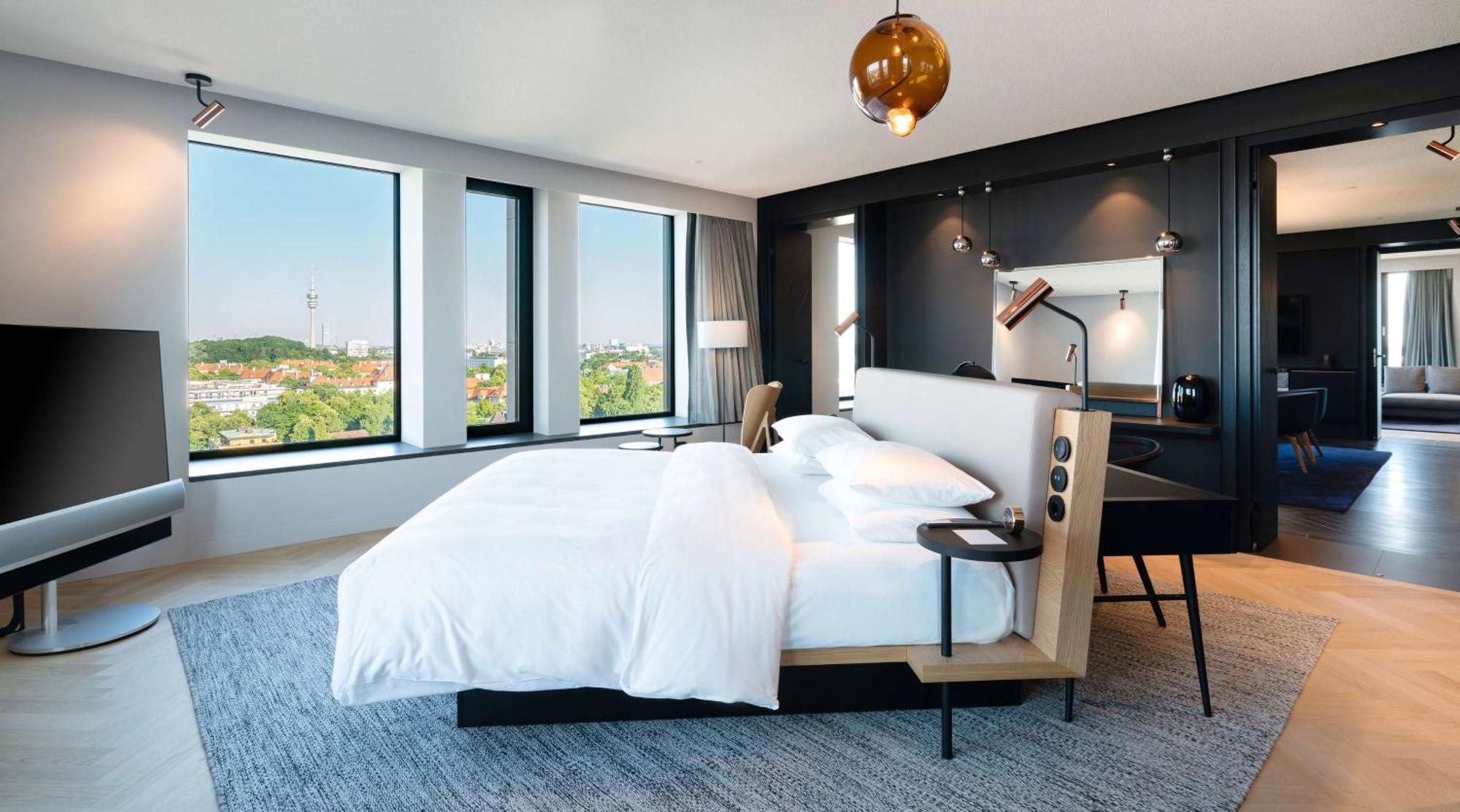 Andaz Munich Schwabinger Tor, By Hyatt Hotel Kültér fotó A bedroom at the hotel